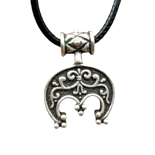 Mystical Norse Heritage Silver Pendant Necklace