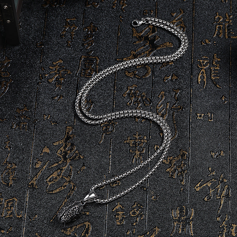 Steel Necklace – Statement Men's Necklace
