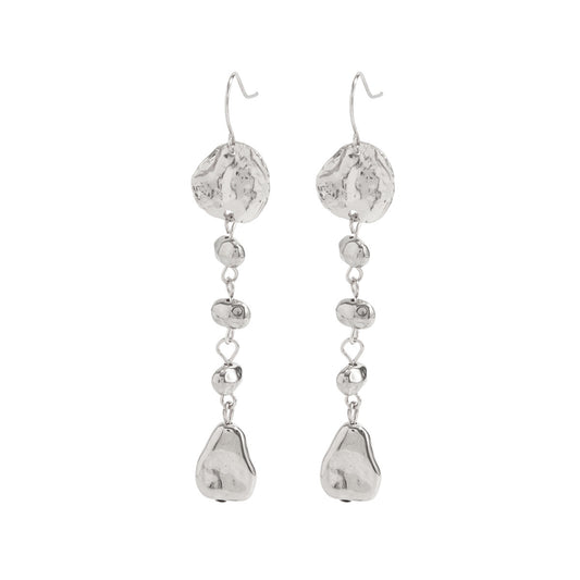 Planderful Vienna Verve Beating Pattern Fringed Stud Earrings For Women Statement Baroque Style