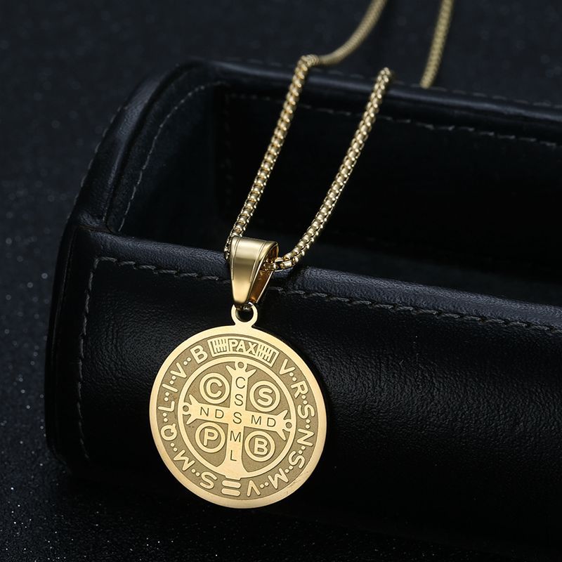 Stainless Steel Necklace – Elegant Benedict Pendant