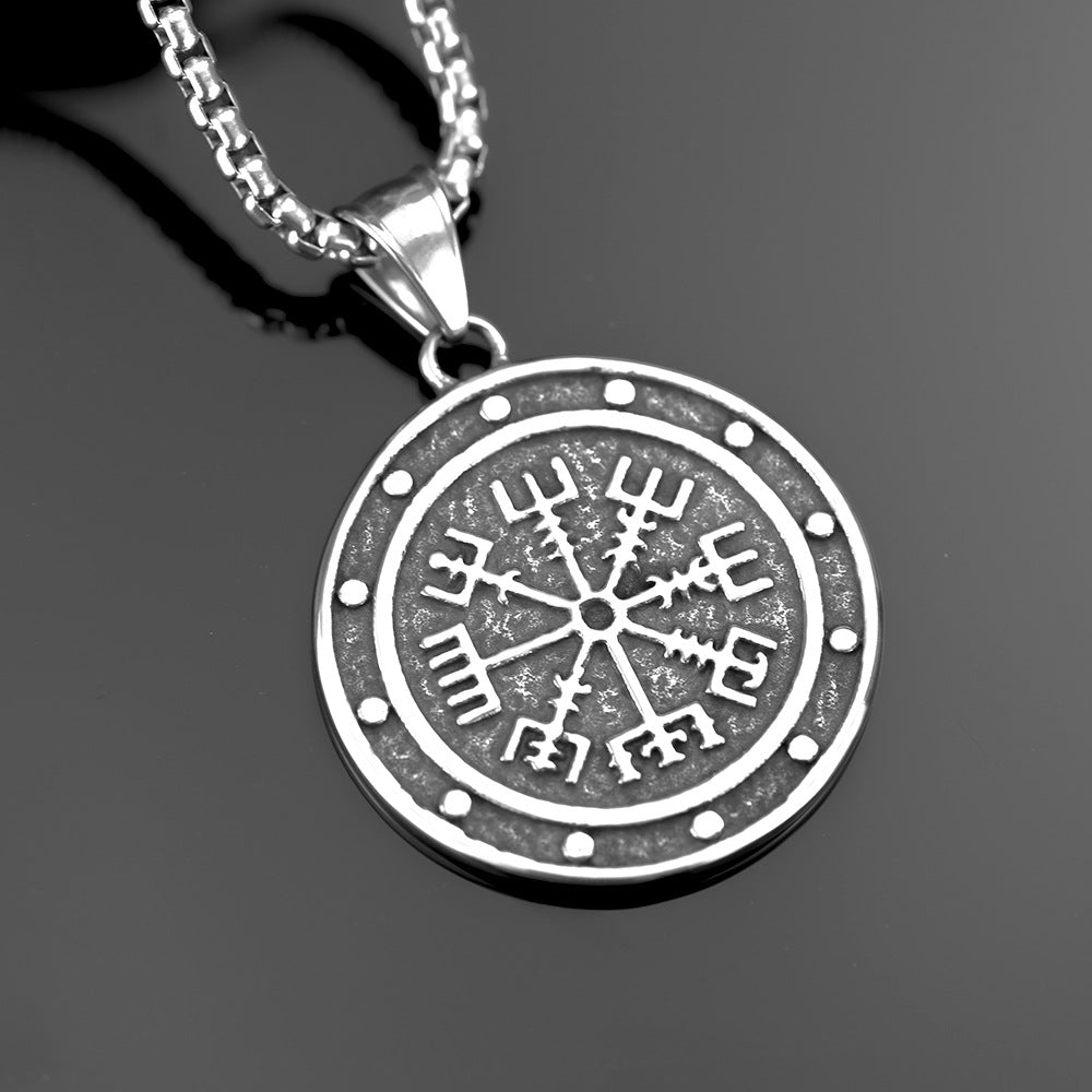 European and American Jewelry Men's Stainless Steel Pendant Necklace
