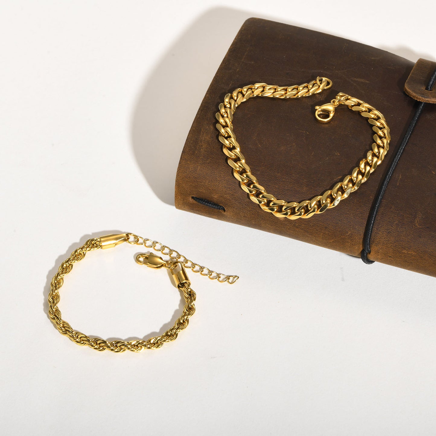 European And American Men's Titanium Steel Simple Bracelet