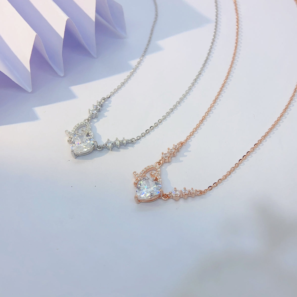 Light Luxury 925 Sterling Silver Women's Pendant Necklace