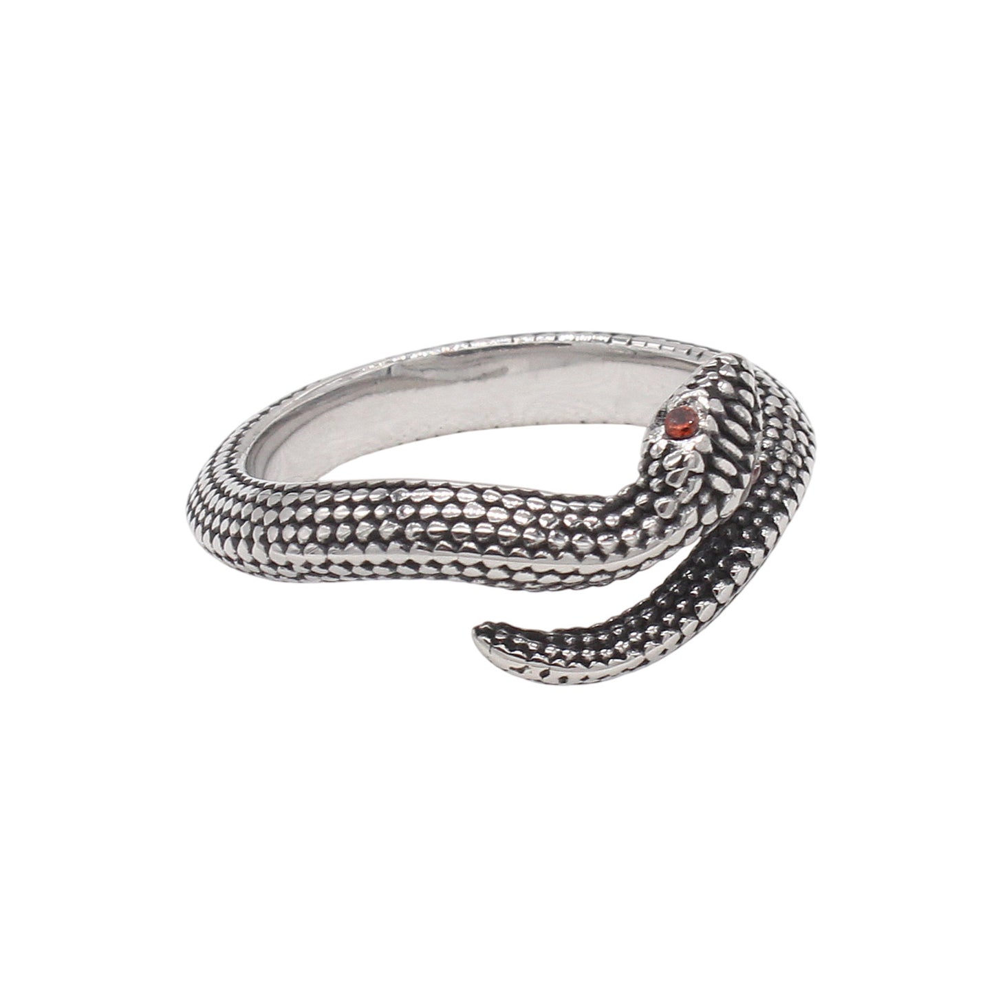 Planderful Jewelry Snake Ring Titanium Steel