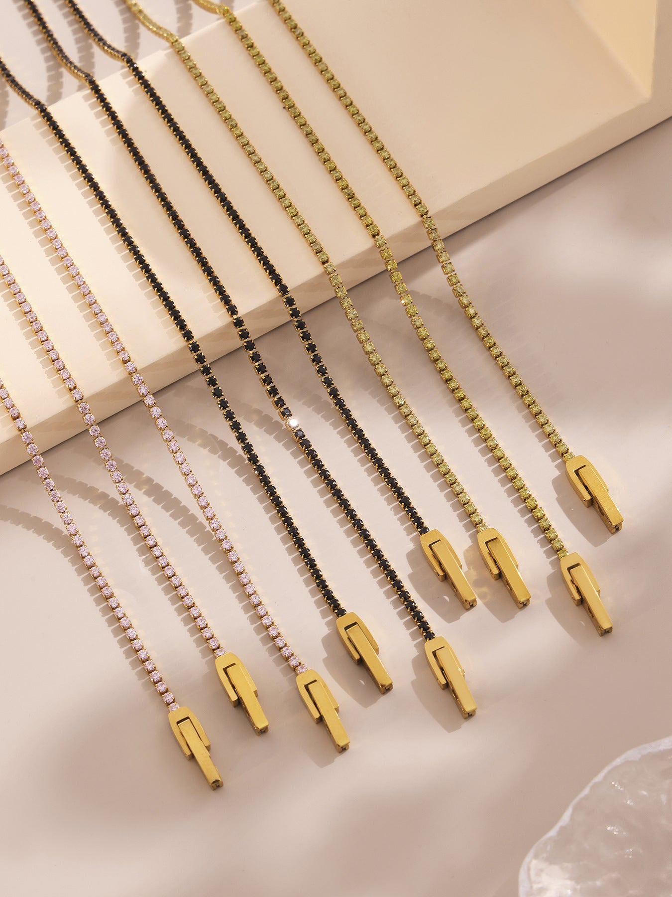 Planderful Zircon Bracelet 18K Gold Plated Jewelry For Women