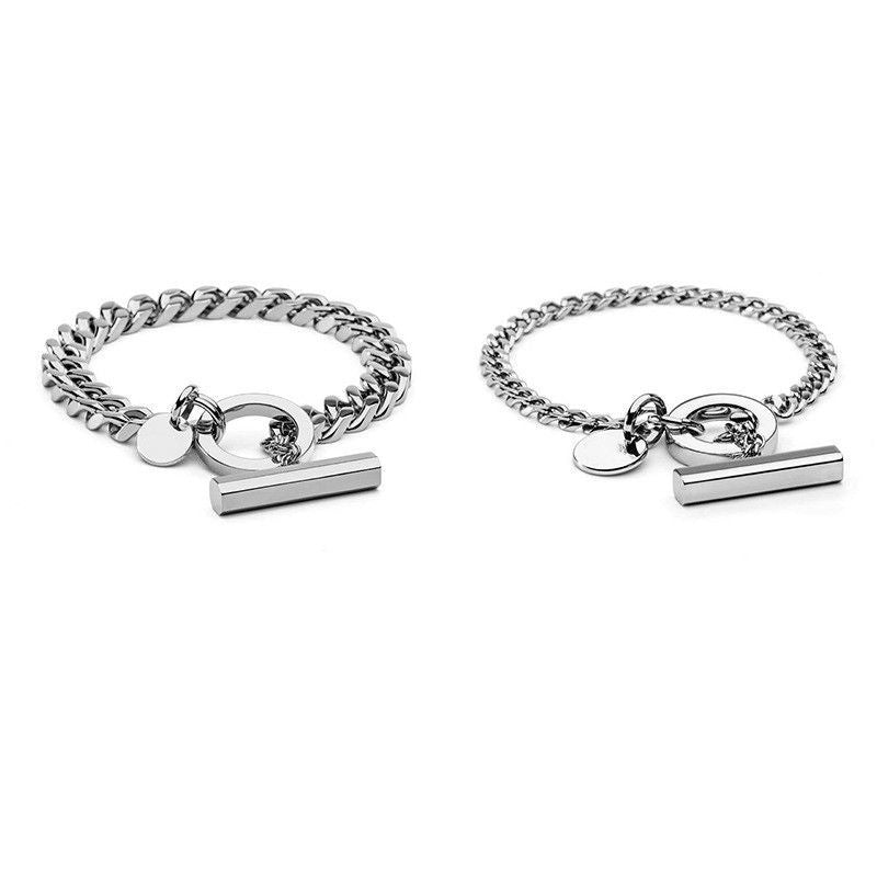 Planderful Jewelry Titanium Steel Cuban Link Bracelet For Men And Women Luxury Everyday Style And Craftsmanship