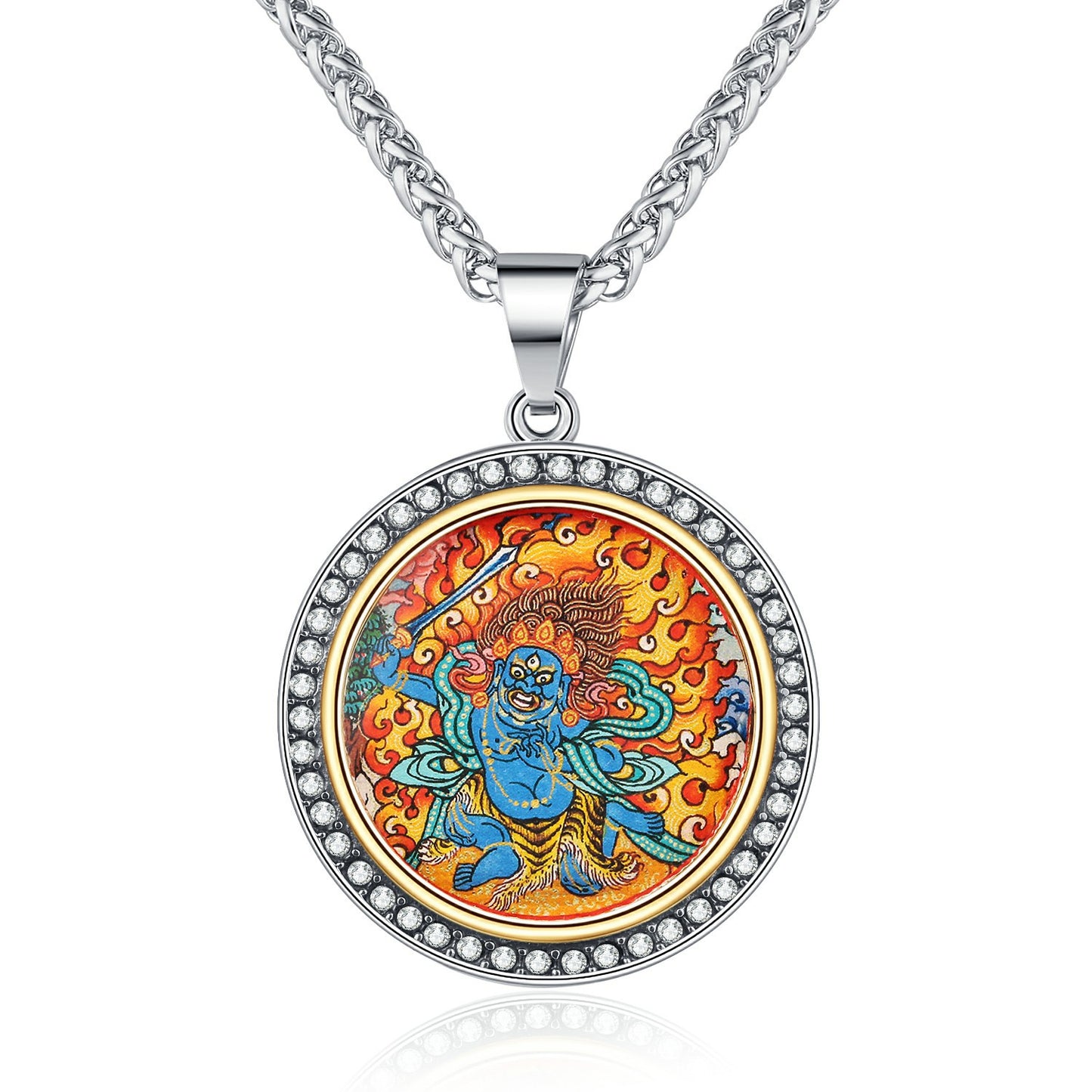 Zircon Necklace – Vintage Zodiac Sign Jewelry