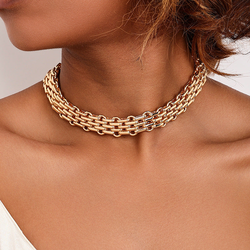Bold Metal Vibe Necklace - Vienna Verve Collection