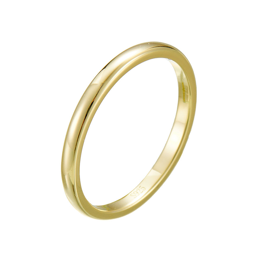 Planderful S925 Sterling Silver Personalized Combination Stacking Ring For Women Zircon Jewelry Fashion