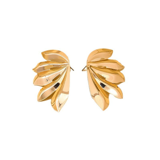 Symmetric Leaf Forest Earrings - Vienna Verve Collection