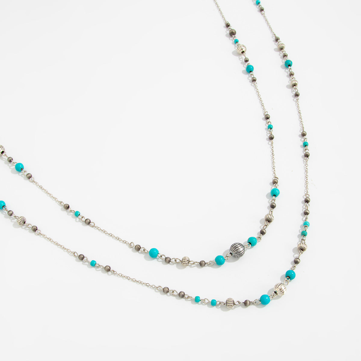 Retro Star-Shaped Fringed Sweater Chain For Imitation Pearls Stacked With Long Necklaces Necklace
