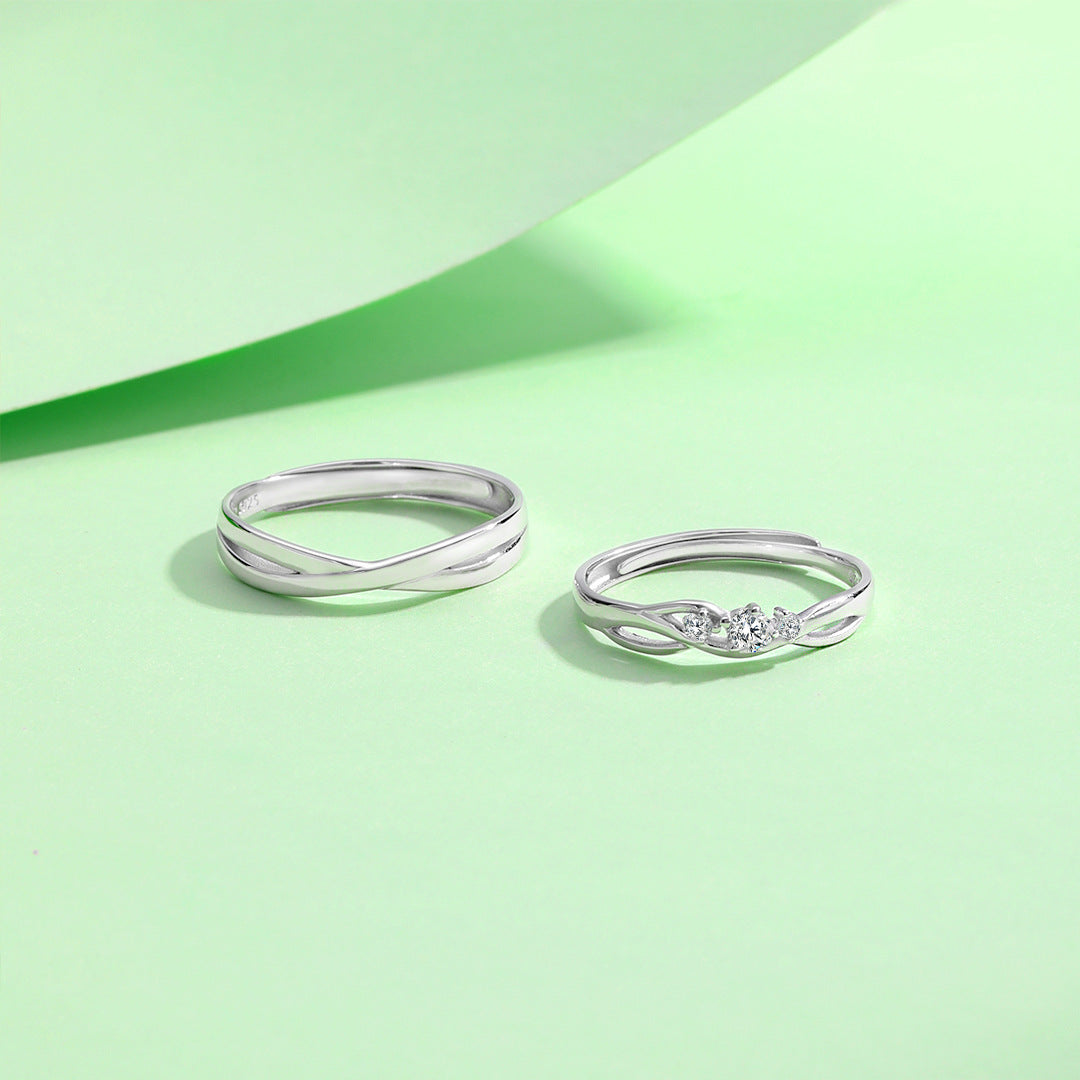 Planderful Everyday Genie – Elegant Light Luxury Couple Ring