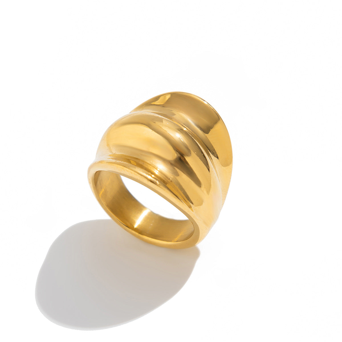 Planderful Vienna Verve Ring – Irregular Geometric Design