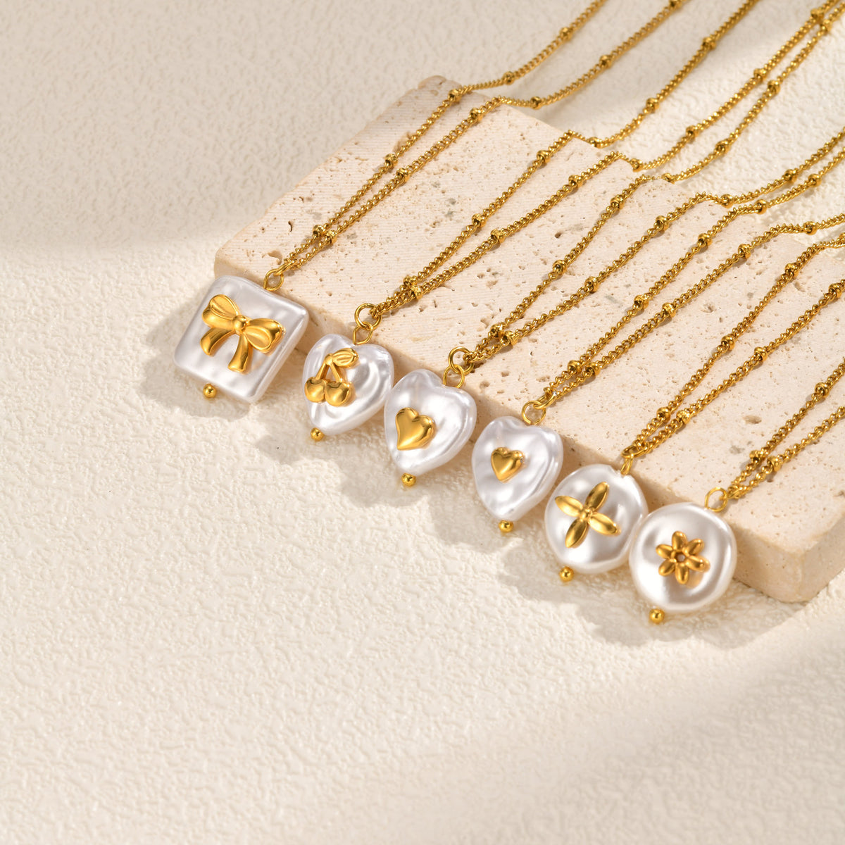 Pearl Stainless Steel Necklace