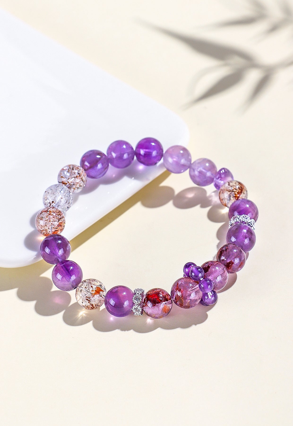 Planderful Fortune's Favor Bracelet – Natural Amethyst Crystal Design