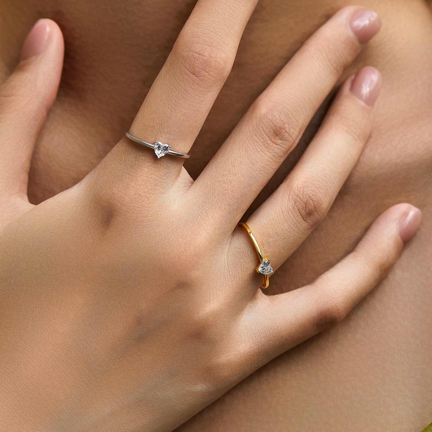 Planderful Everyday Genie Ring – Fashionable Love Heart-Shaped Design