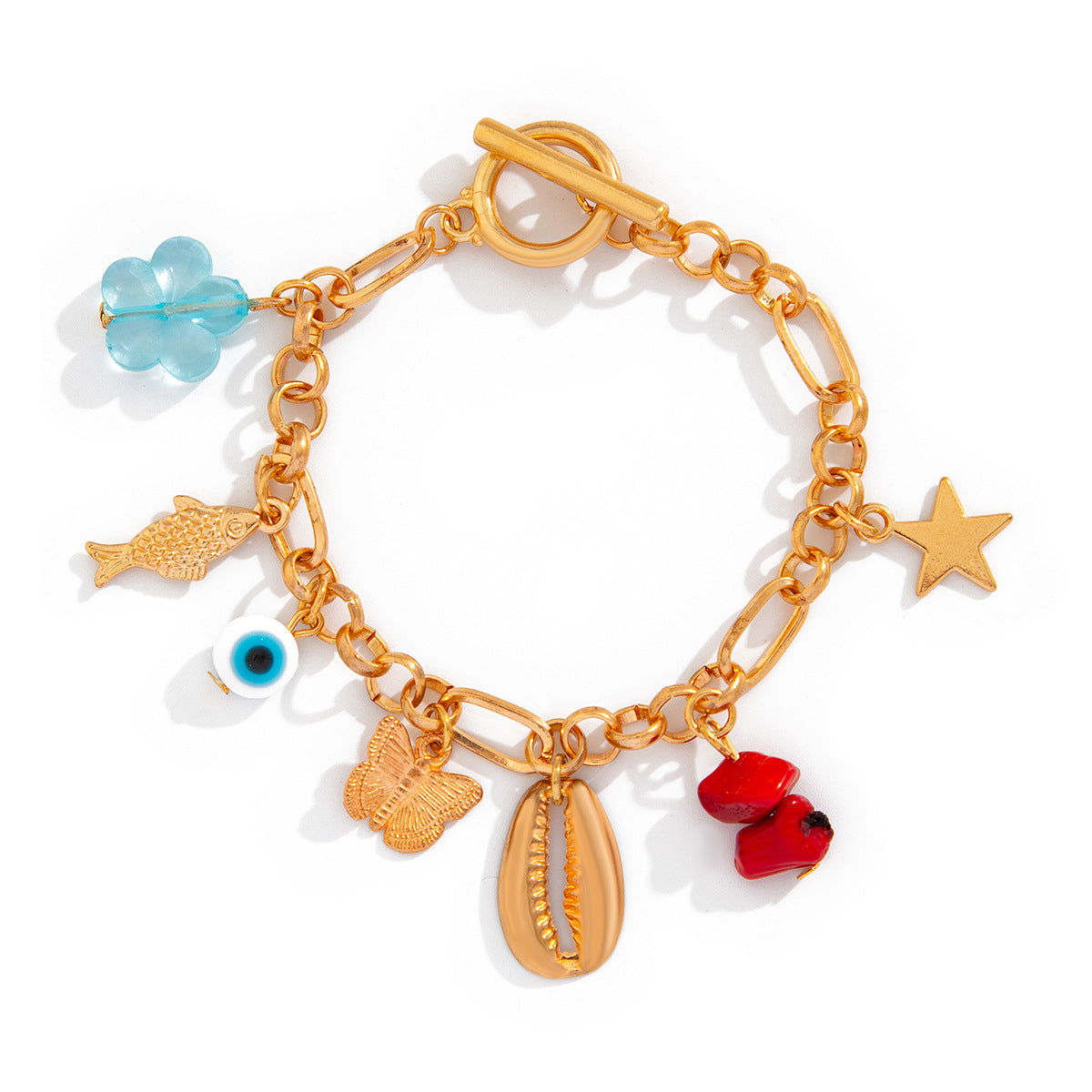 Planderful Vienna Verve Butterfly Star OT Buckle Bracelet For Women Personalized Chic Statement Accessory