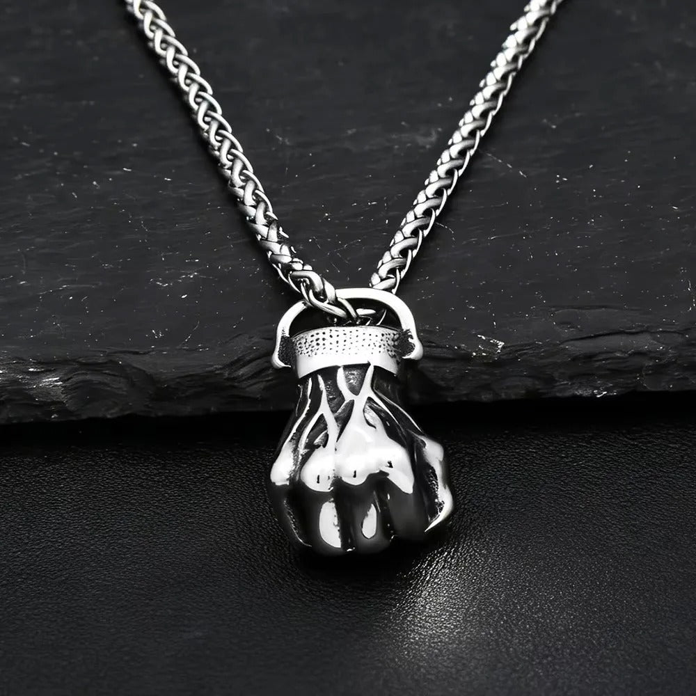 Punk Viking Stainless Steel Pendant Necklace