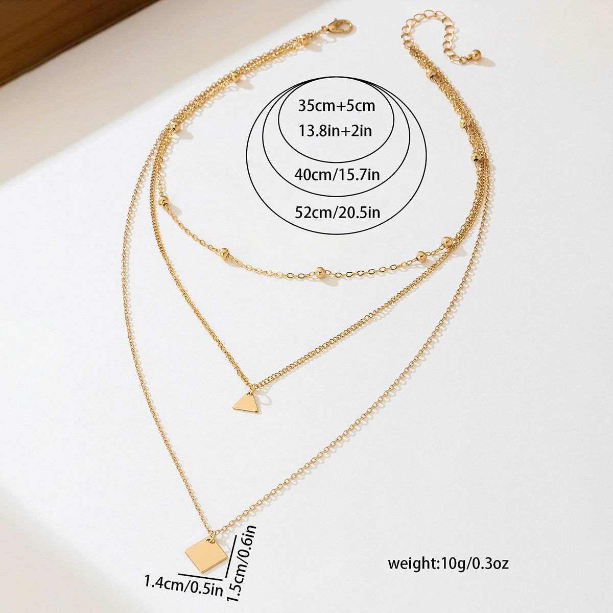 Planderful Vienna Verve Necklace – Stylish Multi-Layer Design