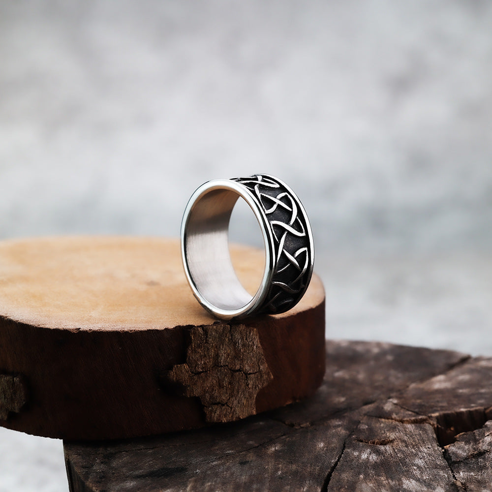 Amazon Personalized Viking Men's Stainless Steel Ring Jewelry