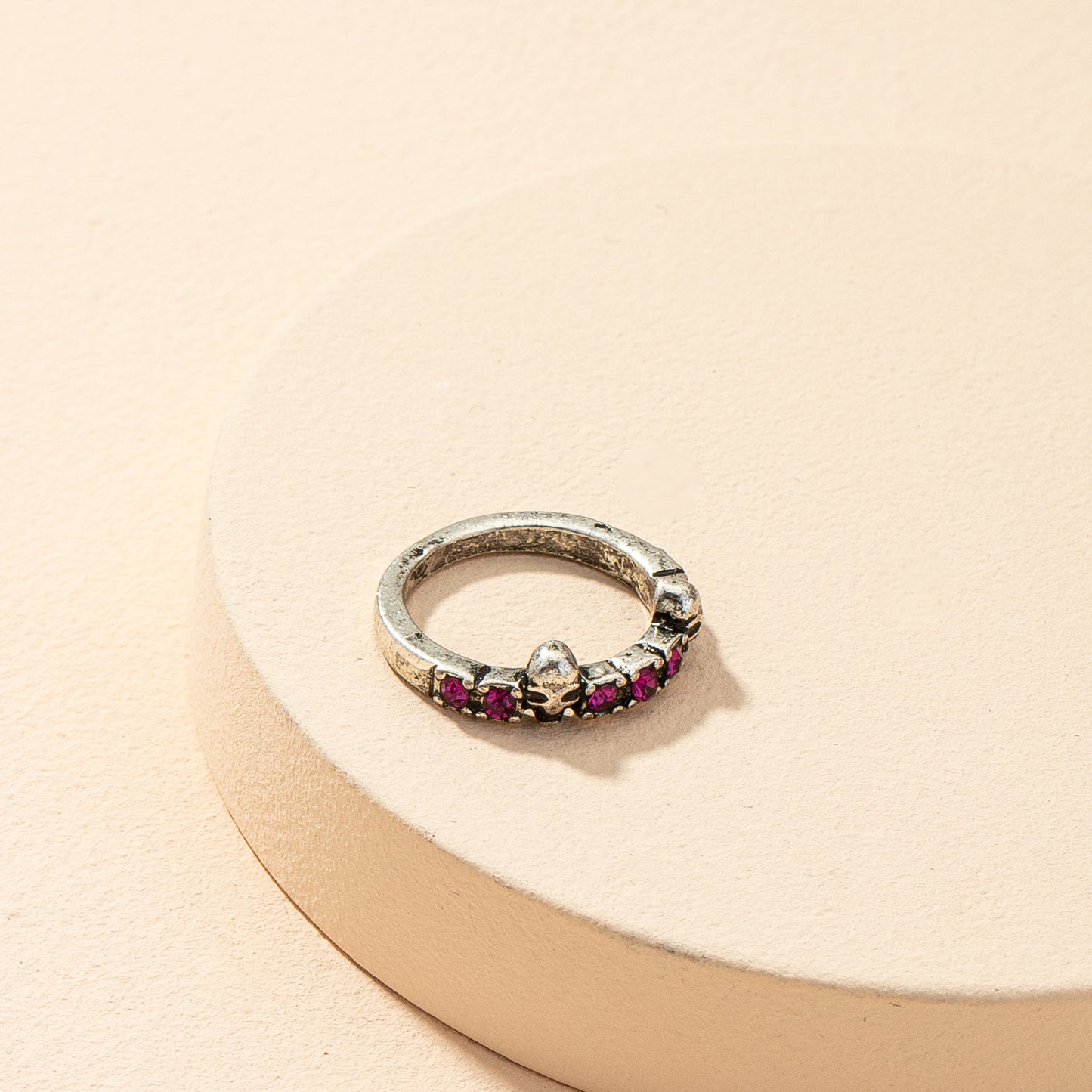 European American Summer Fashion Jewelry Skeleton Ring Cross-border Instagram Handmade Jewelry Collection