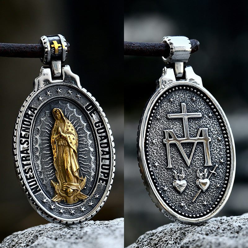 Stainless Steel Casting Fine Polishing Pendant Pendant – Steel Color Steel Titanium Steel Necklace
