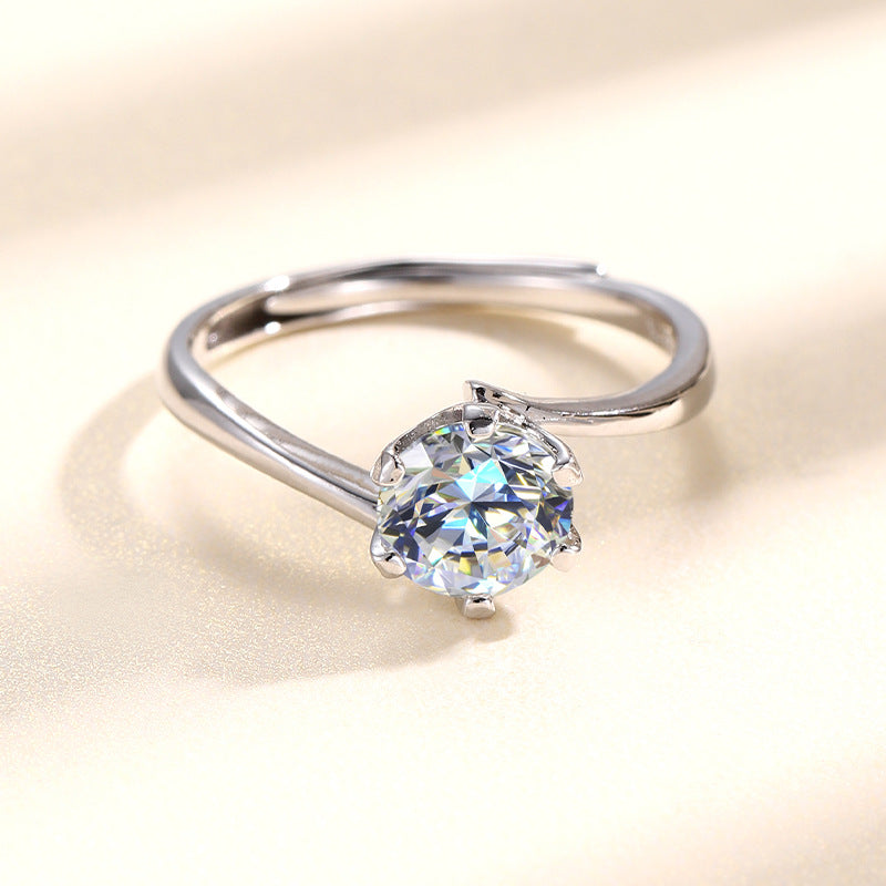 One-Carat D-Color Women's Ring