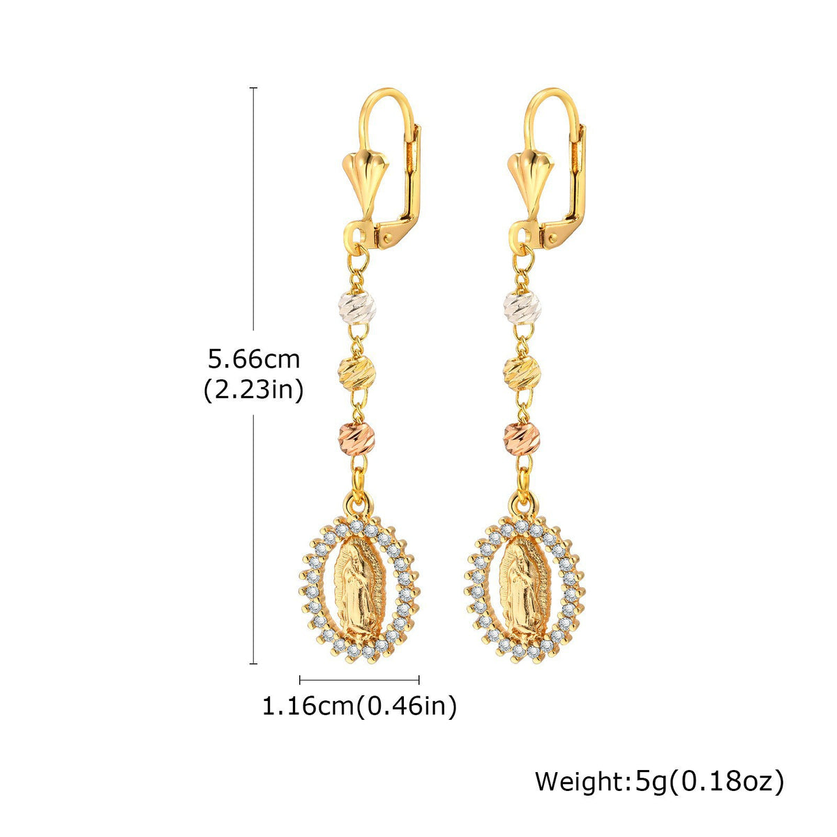 Zircon Floral Earrings