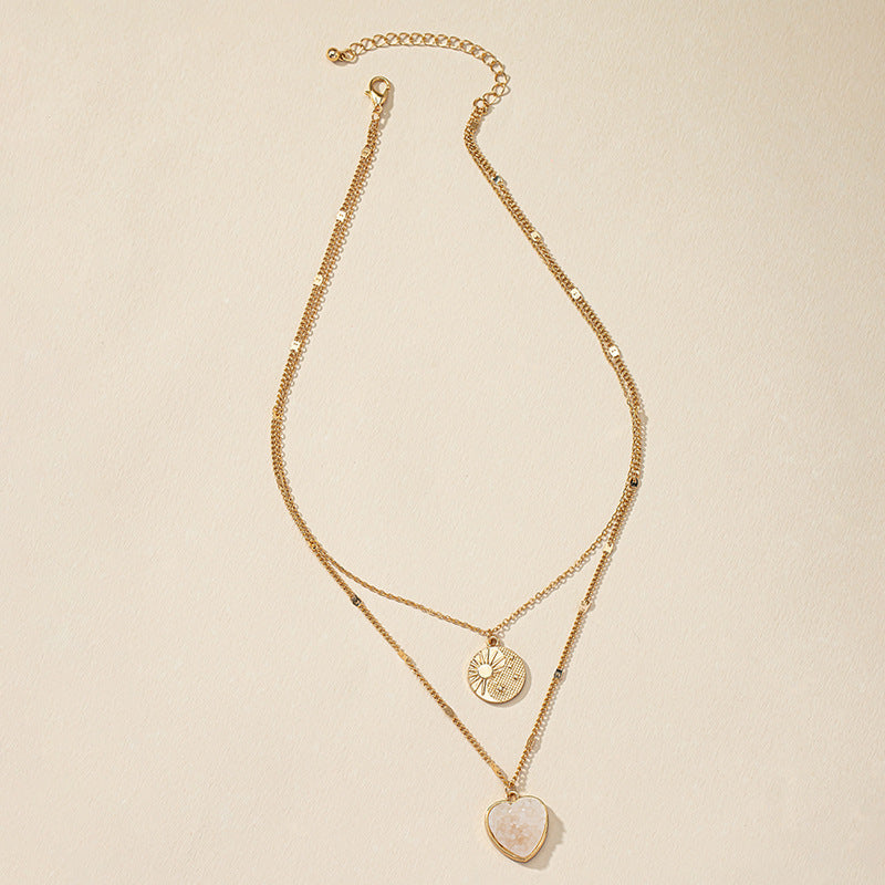Sunlit Love Crystal Necklace - Vienna Verve Collection