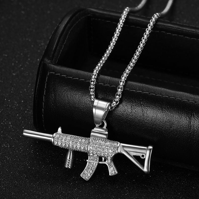 Steel Necklace – Statement Hip Hop Necklace