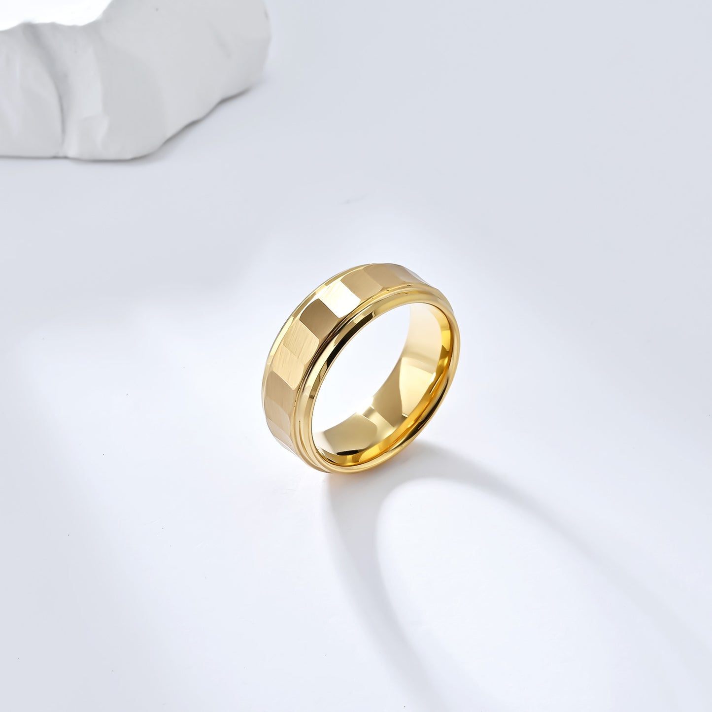 Carbonized Tungsten Steel Ring Men's Personalized Jewelry