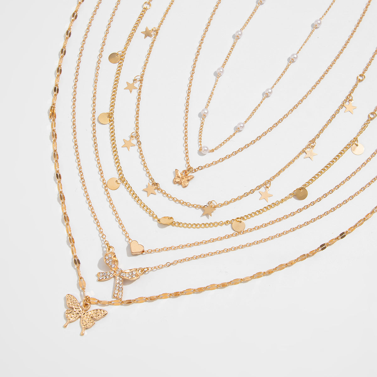 Planderful Vienna Verve Necklace – Elegant Multi-Layered Design