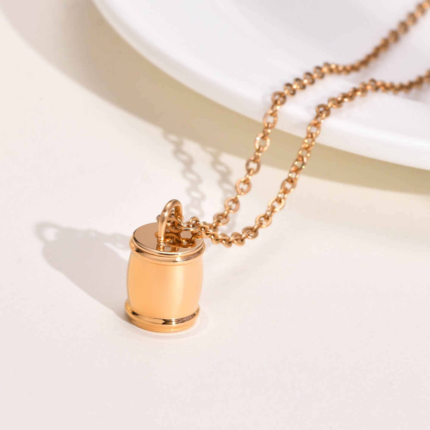 Cross-Border Jewelry Commemorative Pendant Necklace Small Jar Urn