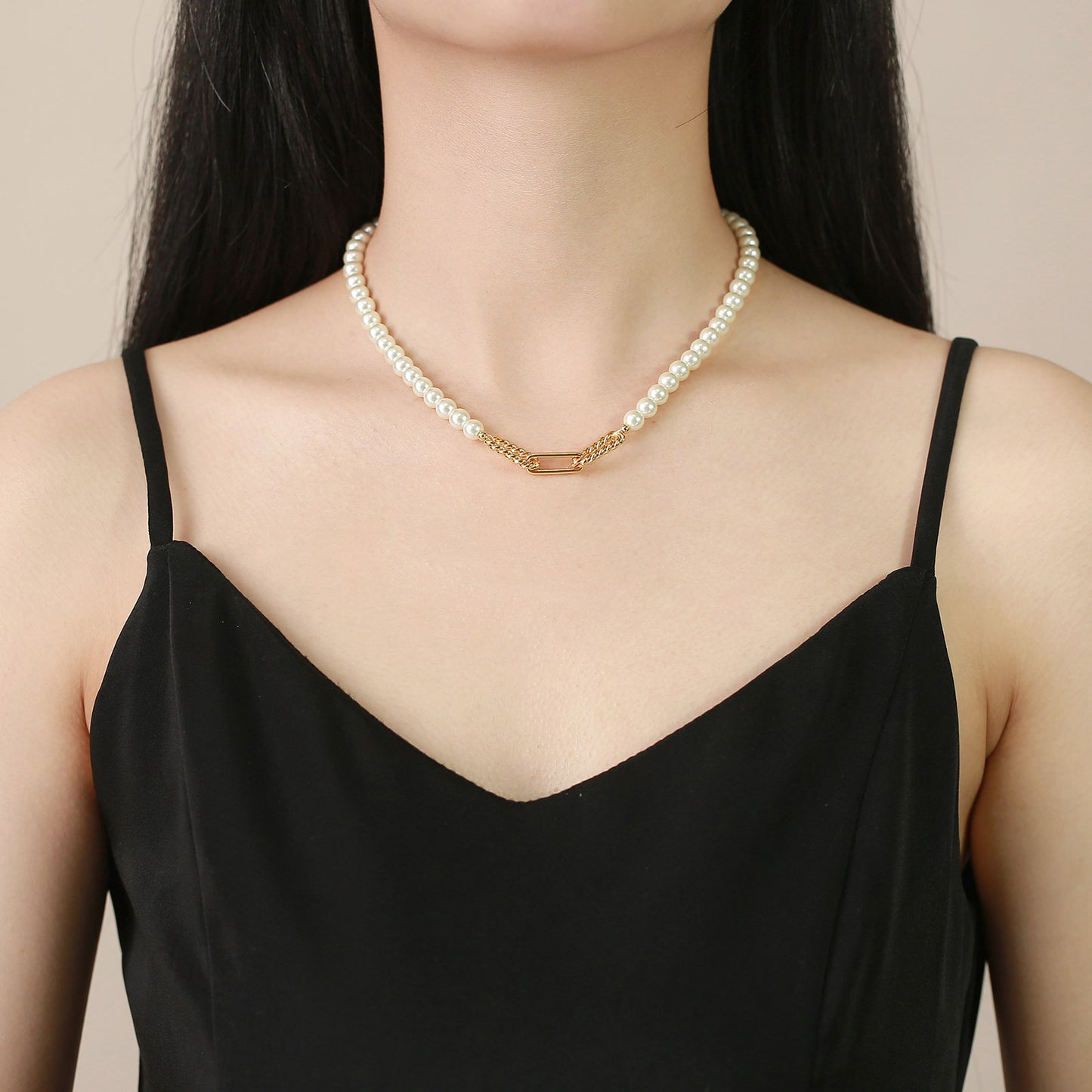 European And American Style Copper Neck Chain Necklace