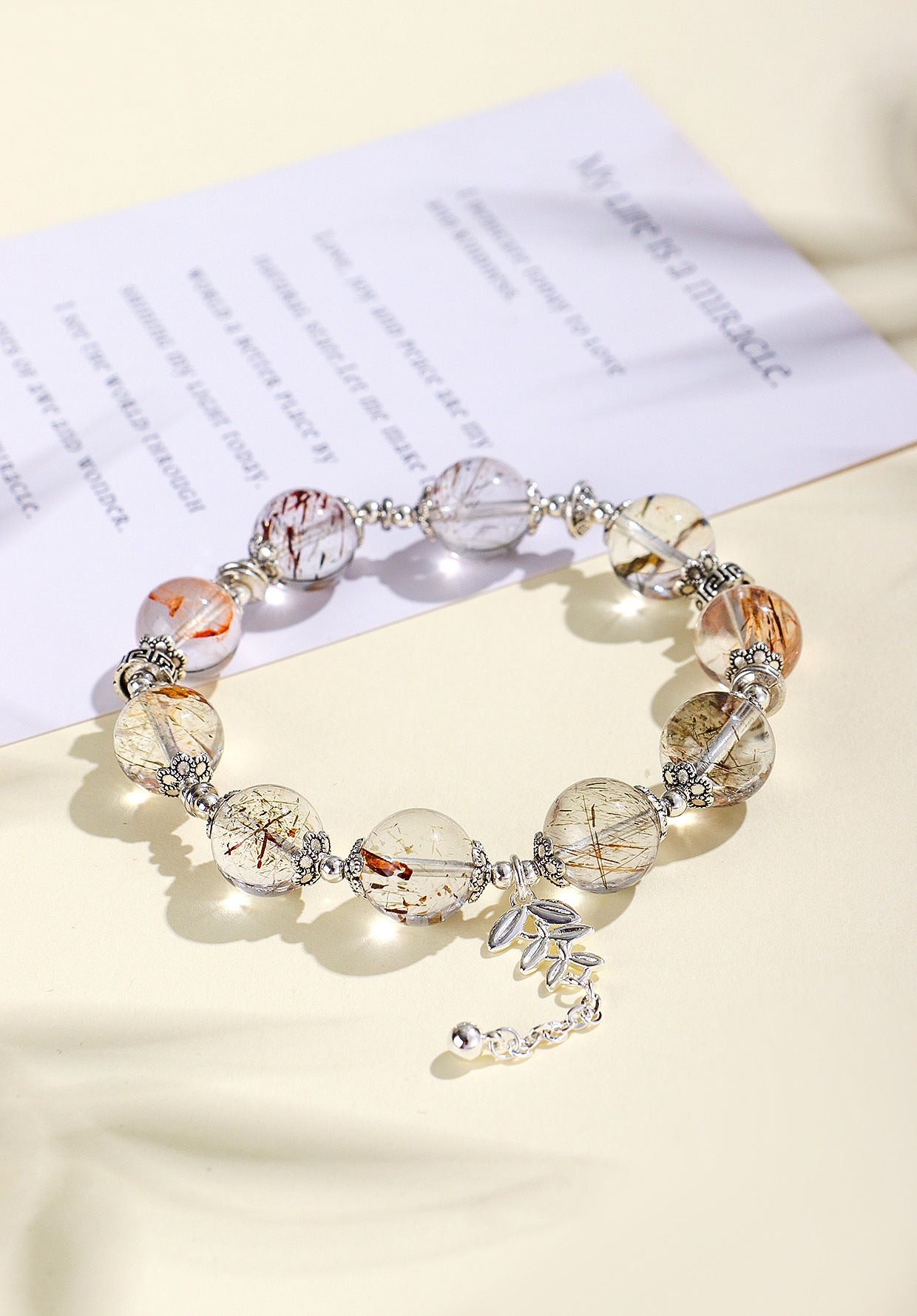 Planderful Fortune's Favor Bracelet – Elegant Crystal Beaded Design
