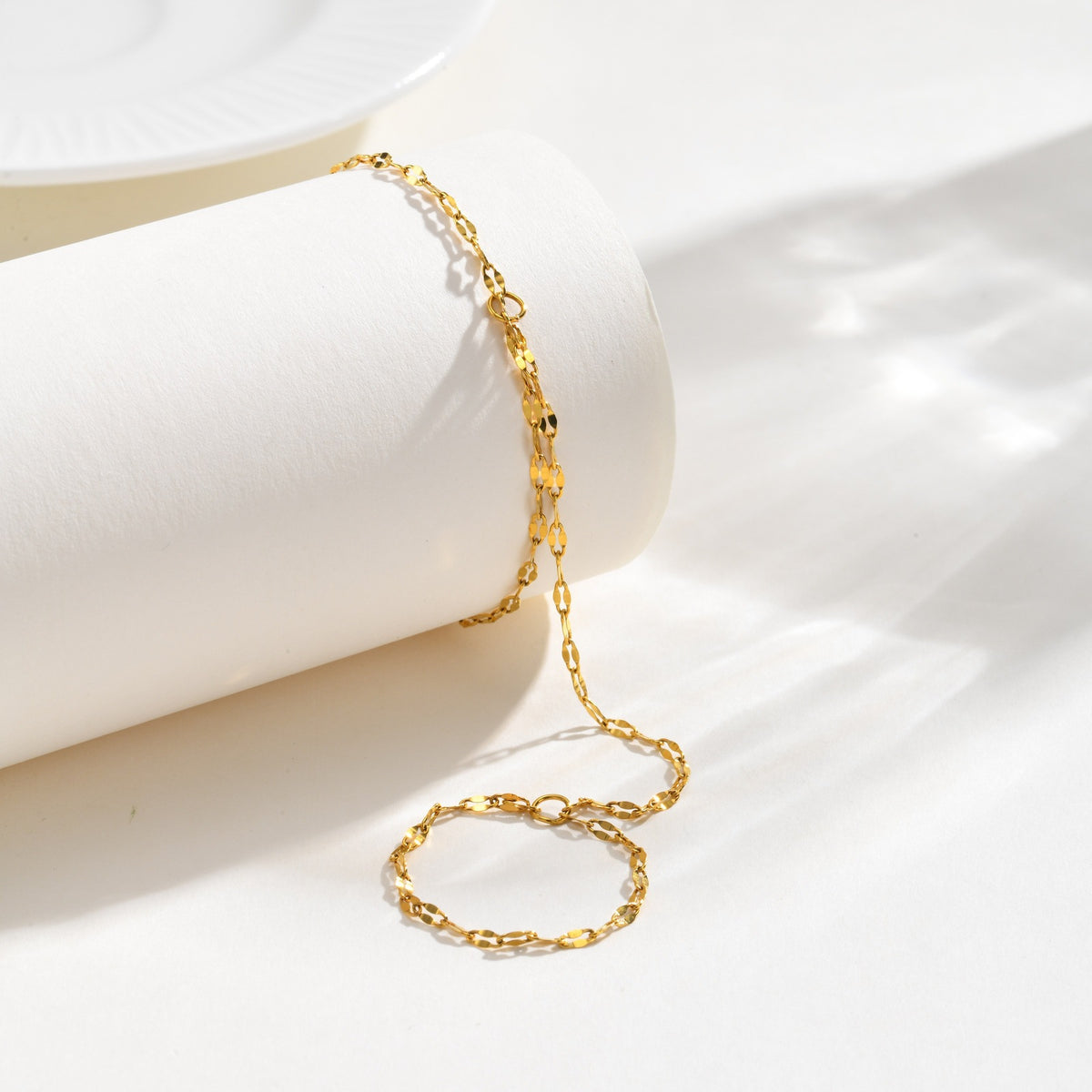 2026 Simple Lip Chain Stainless Steel Bracelet