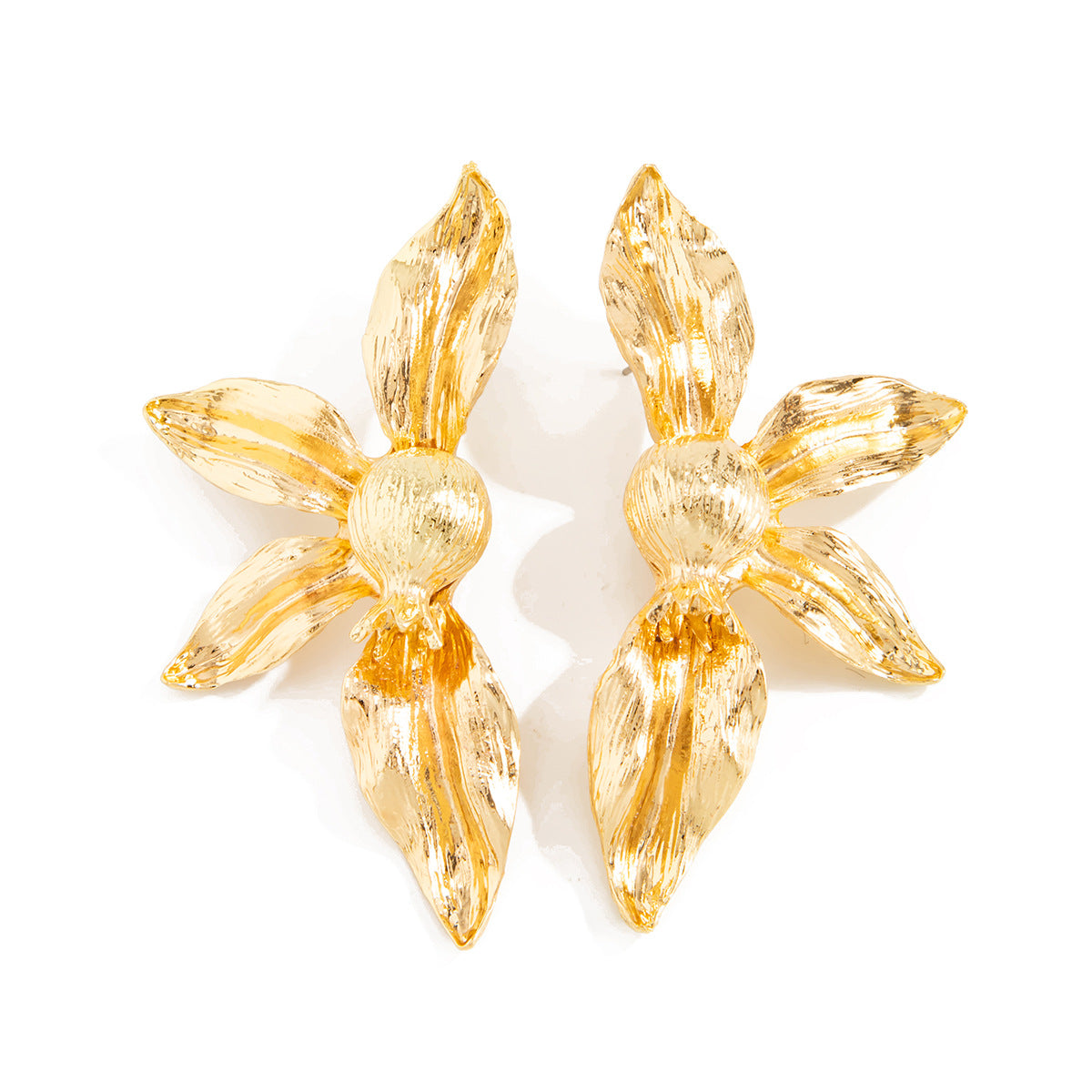 Planderful 3D Floral Stud Earrings Vienna Verve For Women Chic Statement Jewelry