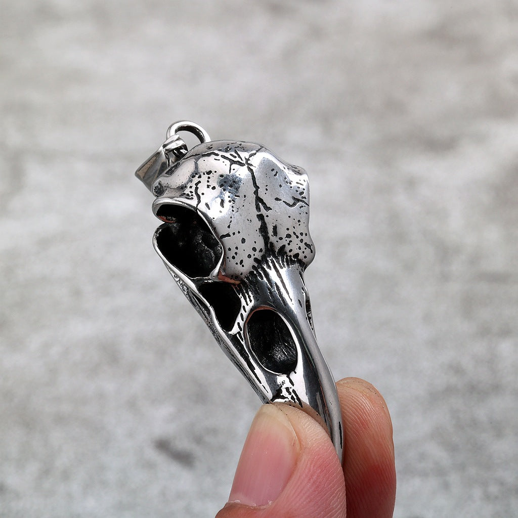 Vintage Skull Stainless Steel Men's Pendant Necklace