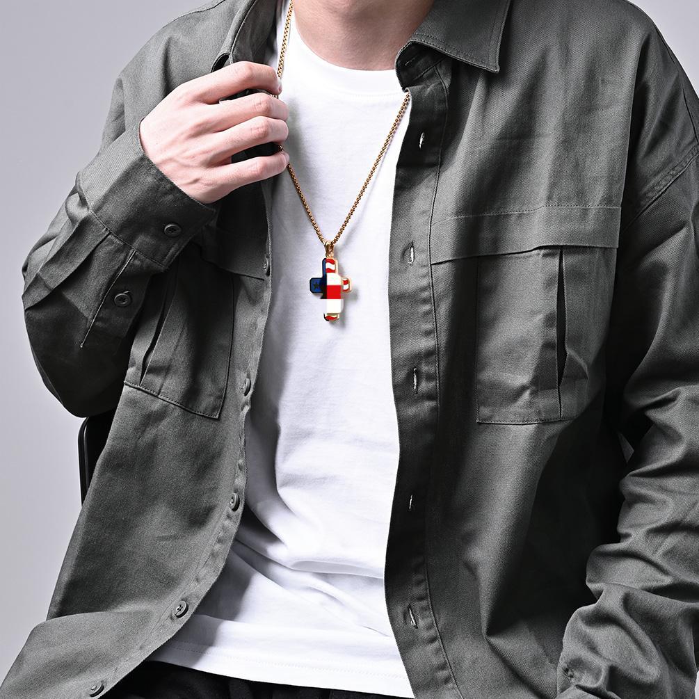 Cross Pendant — Silver, Gold or Black