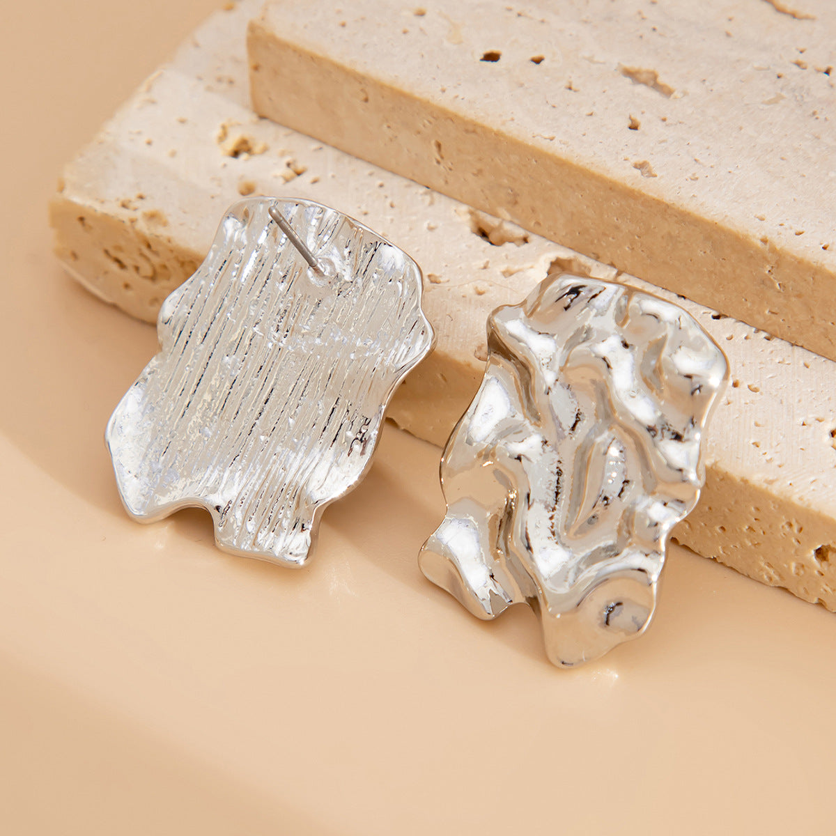 Planderful Vienna Verve Earrings – Elegant Fold Design