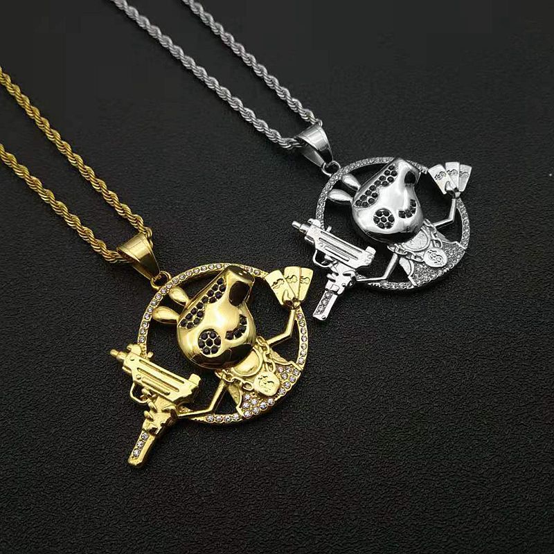 Zircon Necklace – Statement Hip Hop Pendant