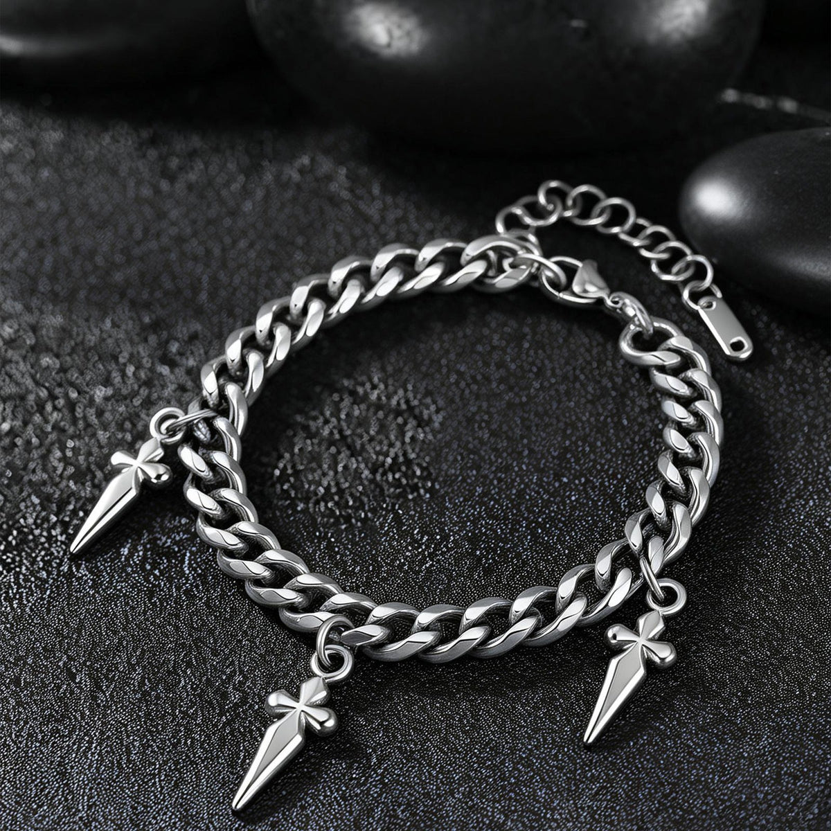 Cross Stainless Steel Bracelet