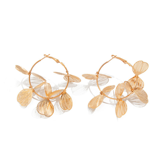 Planderful Vienna Verve Earrings – Elegant Ginkgo Leaf Design