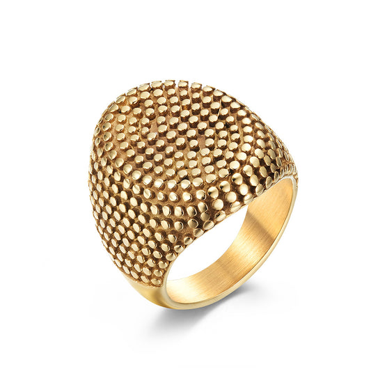 European And American Style Titanium Steel Ring For Men