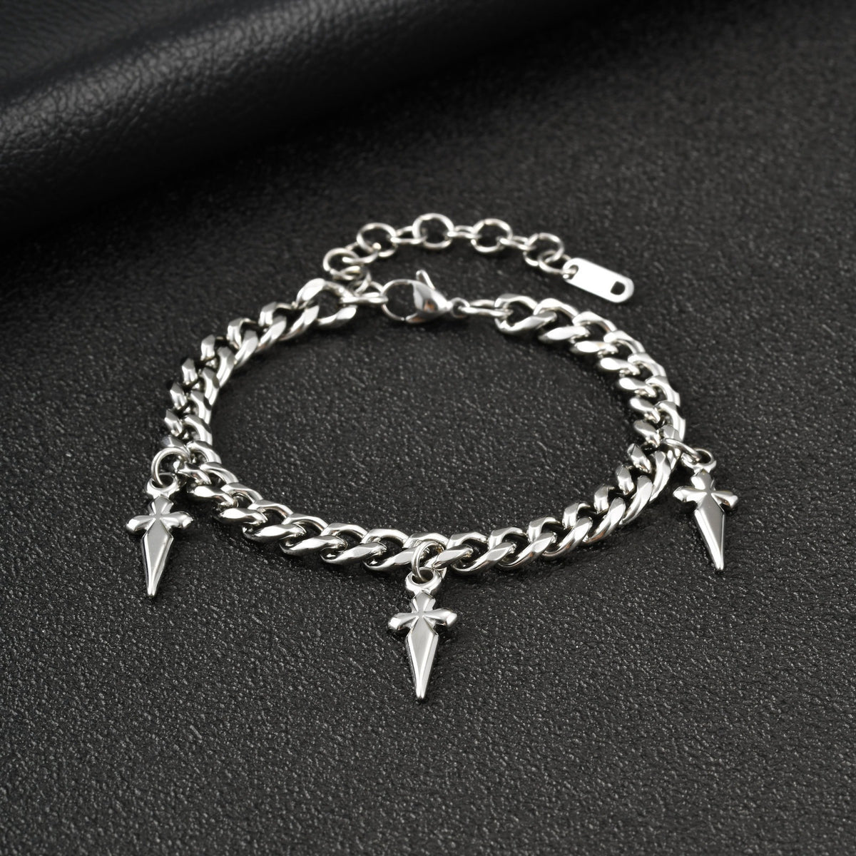 Cross Stainless Steel Bracelet