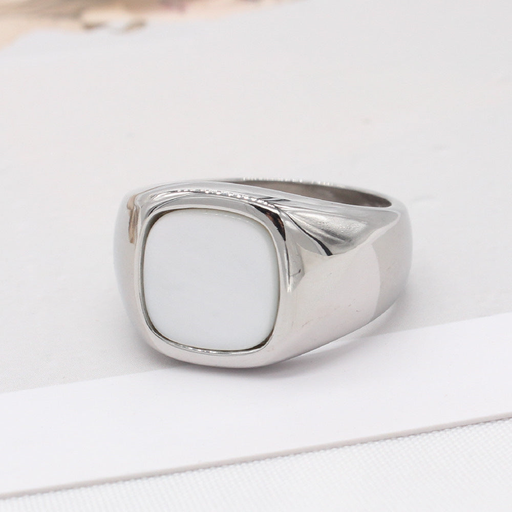 Planderful Everyday Genie Titanium Steel Ring Unisex Stylish Durable Comfort For Men And Women