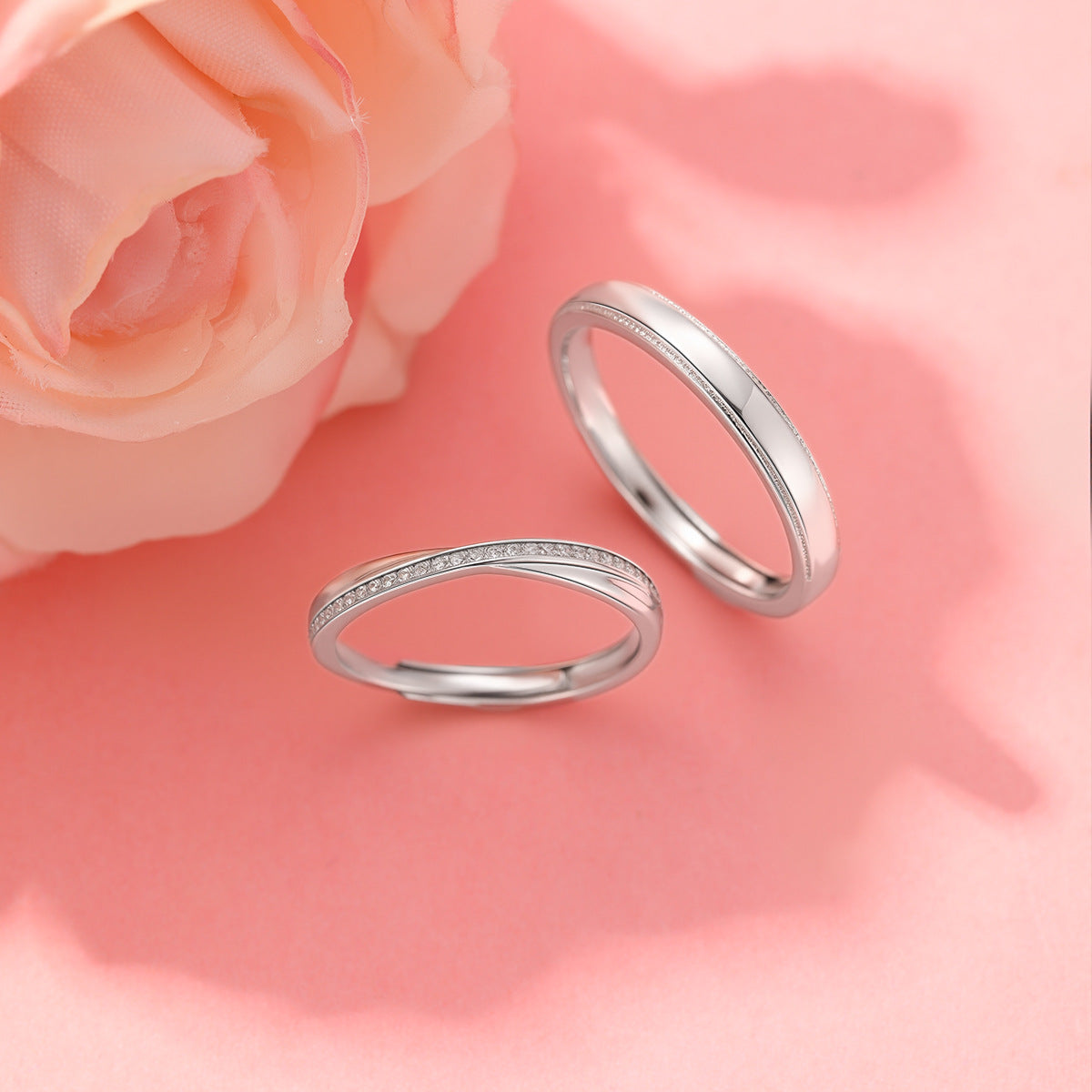 Promise Pair S925 Sterling Silver Ring