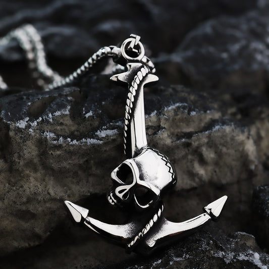 European And American Retro Stainless Steel Men's Pendant