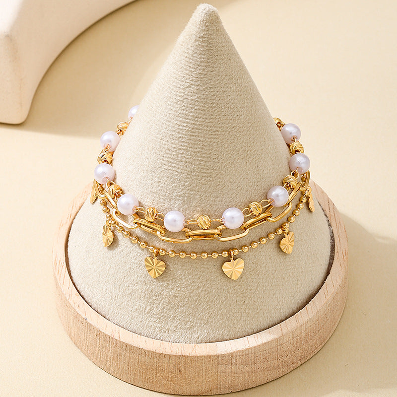 Fashionable Metal Love Bracelet for Women by Planderful