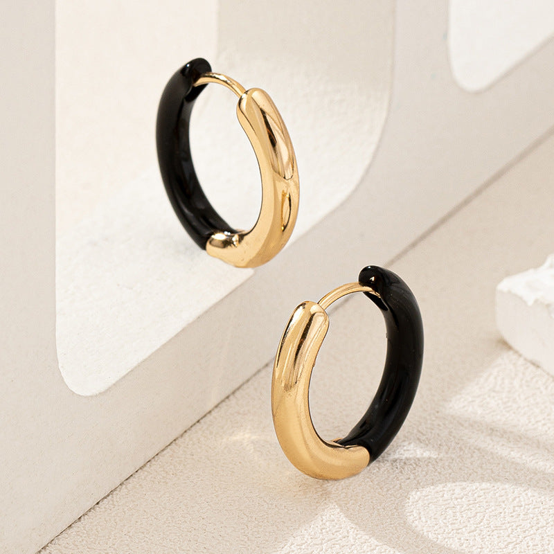 Planderful Vienna Verve Earrings – Chic High-End Metal Geometric Design